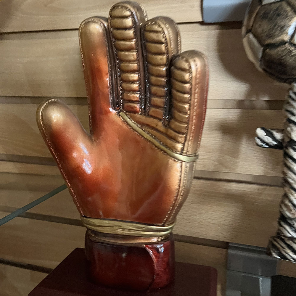 Trofeo Resina Guante 26 cm - Imagen 2
