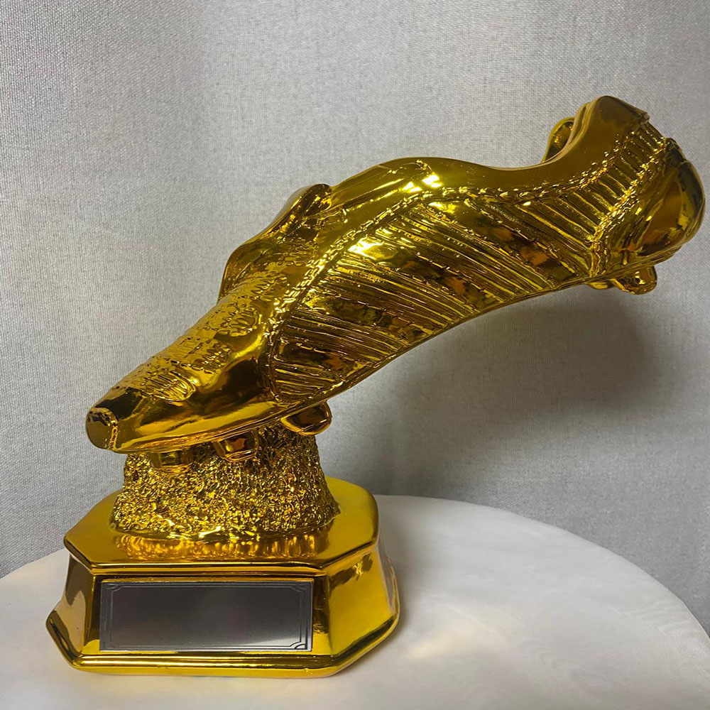 Trofeo Resina Fútbol Botín de oro 25,5 cm - Imagen 2