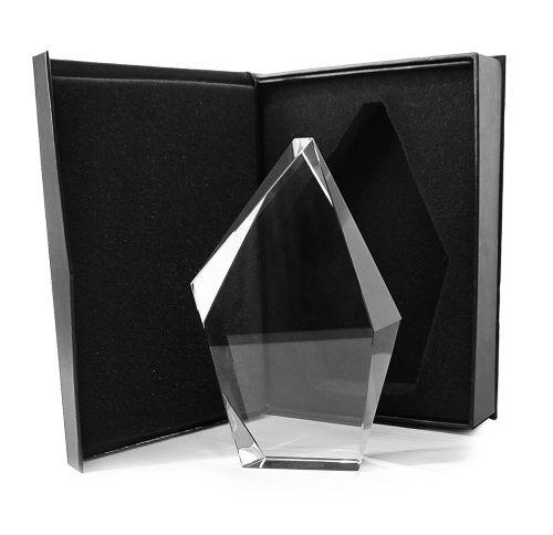 GALVANO DE CRISTAL MOD. LSA 085-17  105 X 168 X 30 MM C/CAJA NEGRA  P. 16