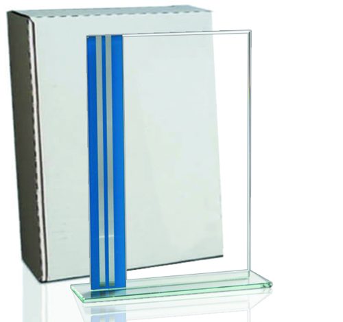 GALVANO DE CRISTAL MOD 2374-0  210 X 130 X  5   C/CAJA BLANCA ( 48 )