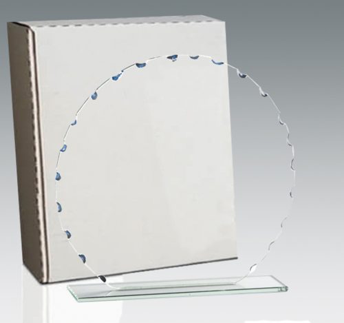 GALVANO DE CRISTAL MOD 2377-2  135 X 150 X  5   C/CAJA BLANCA ( 40 )