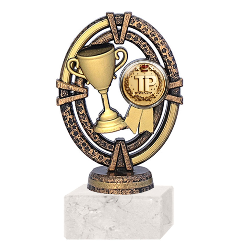 Trofeo FR Logro Color 14 cm - Imagen 4