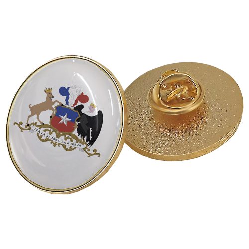 Piocha Broche Redondo Dorado (Pins) - Imagen 2