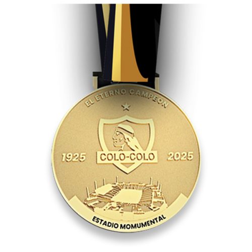 Medallón Conmemorativo Centenario Colo Colo - Imagen 2