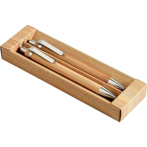 Set Portaminas y Lápiz Bolígrafo Bamboo B92 - Imagen 2