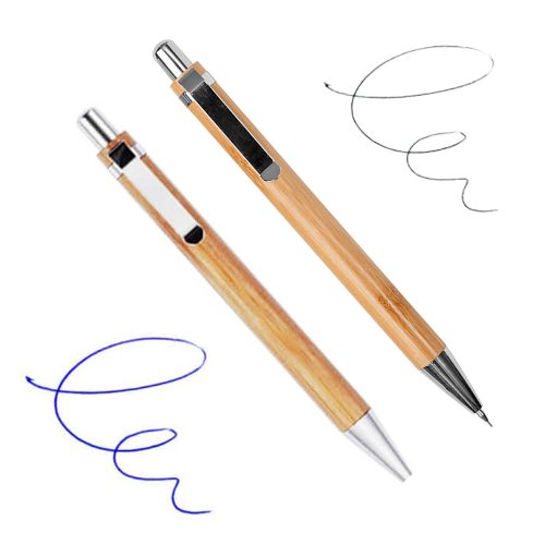 Set Portaminas y Lápiz Bolígrafo Bamboo B92
