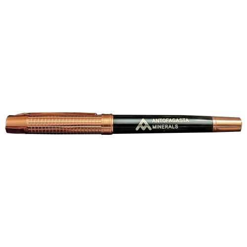 Bolígrafo Metálico Encobrizado Negro con estuche L75+B - Imagen 2