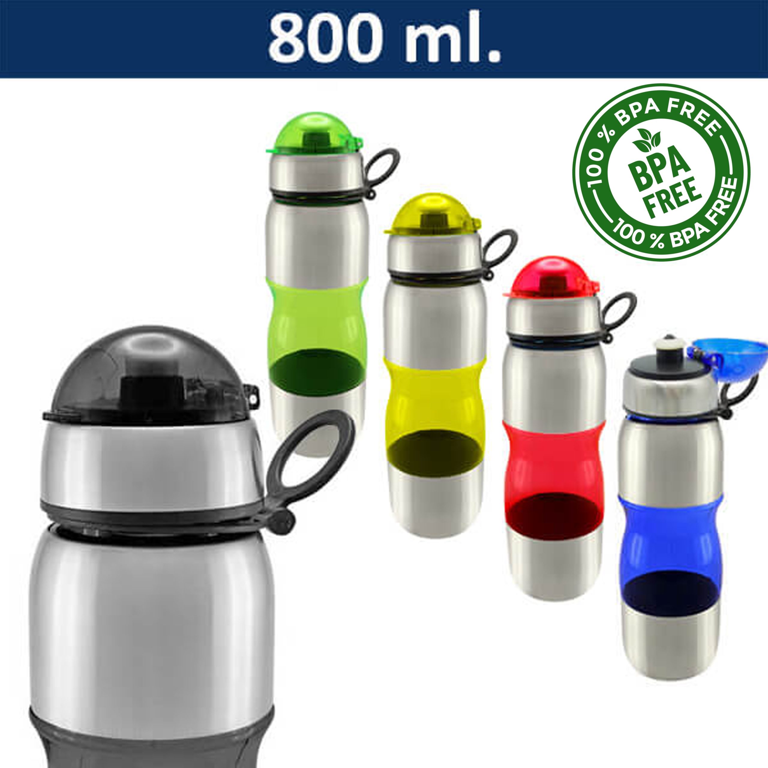 Botella Caramayola Deportiva Acero Inoxidable M25