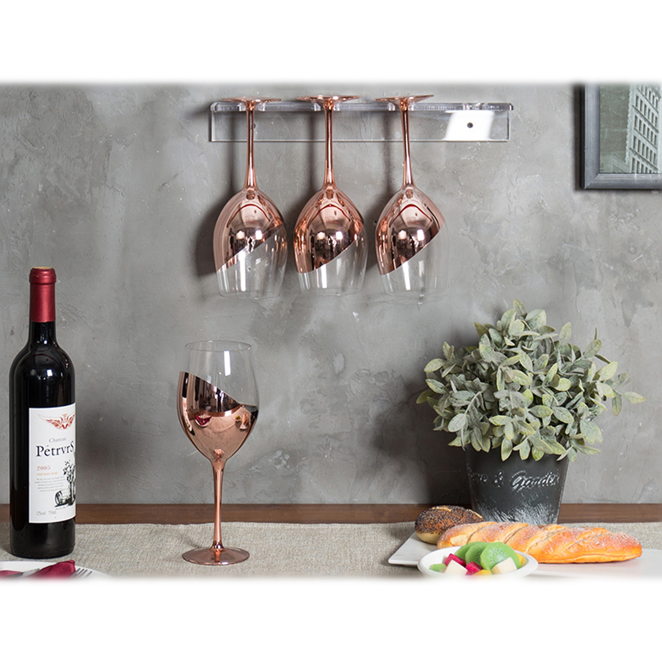 Set de Copas y Decantador para Vinos Encobrizado M88 - Imagen 11