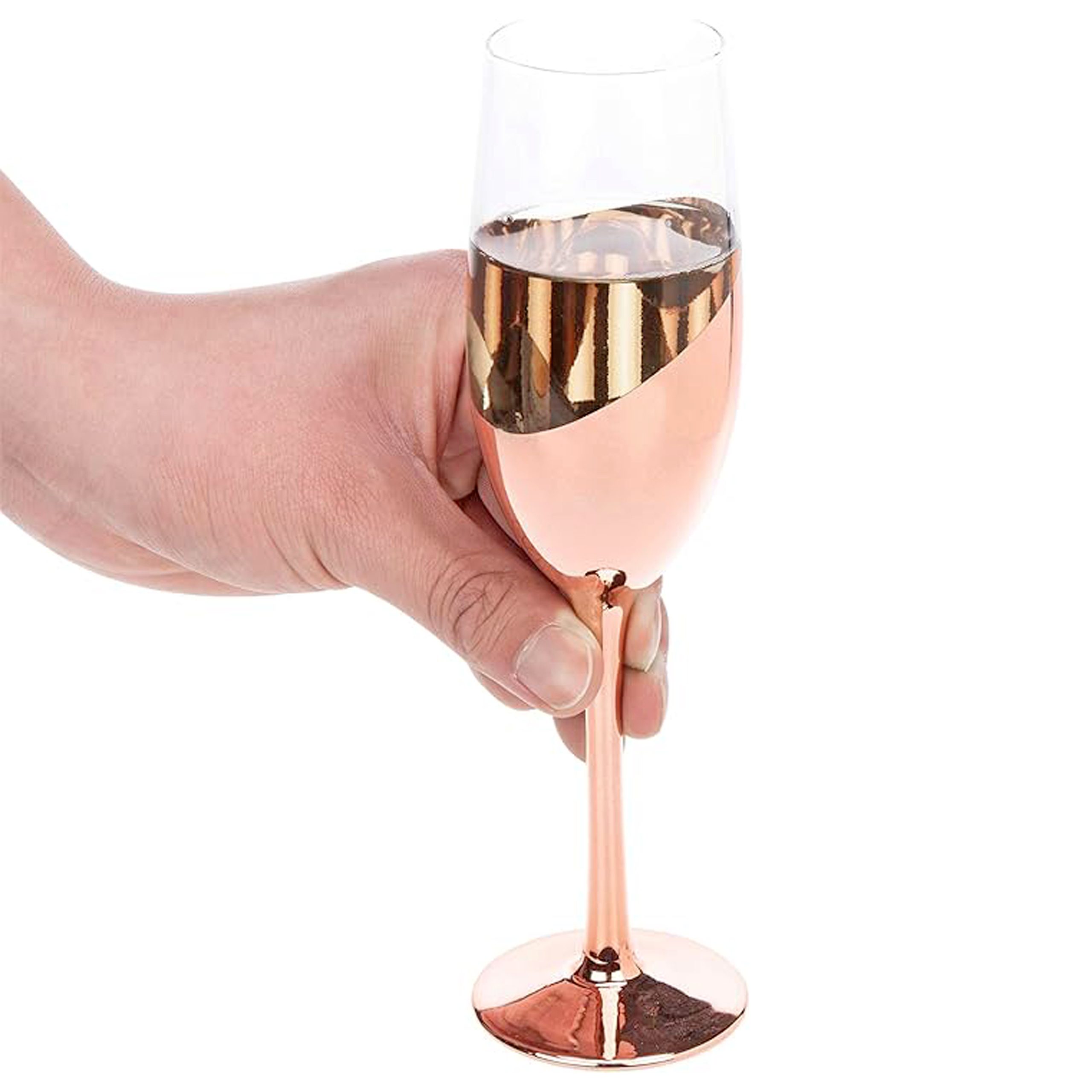 Set de 2 Copas Champagne Encobrizadas M84 - Imagen 4