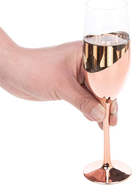 Set de 4 Copas Champagne Encobrizadas M85 - Imagen 8