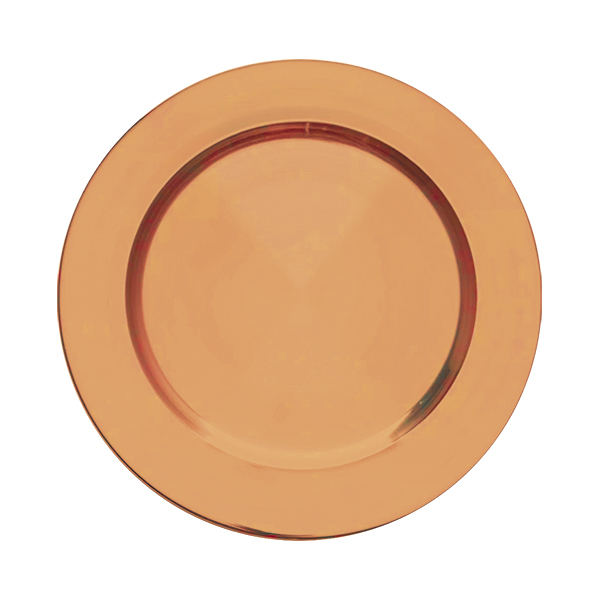 Set De 2 Posavasos Encobrizados Lisos M111