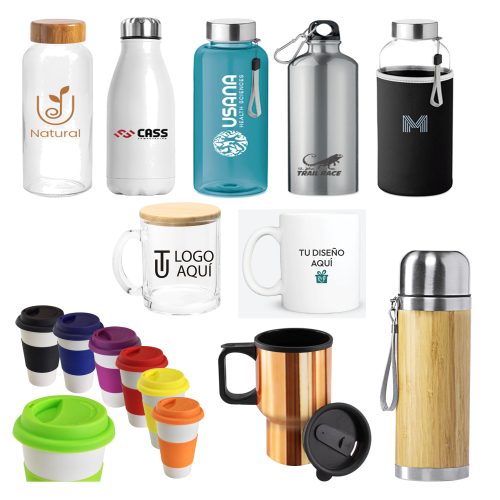 Botellas-Mugs-Tazones-Termos- Vasos