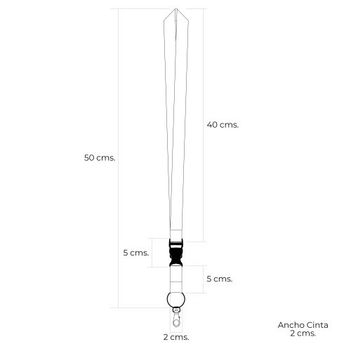 Cinta Lanyard Lisa LAN02 - Imagen 2