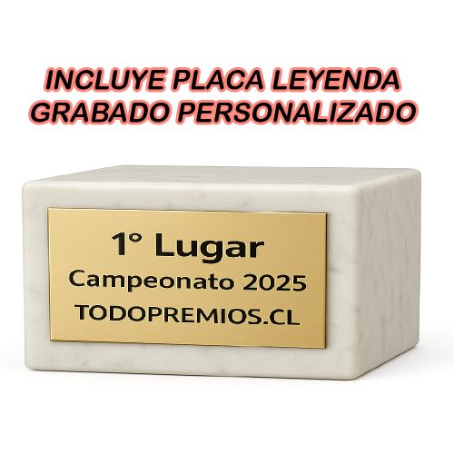 Placa Trofeo Diseño Personalizado