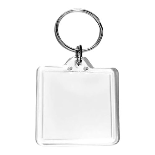 Llavero Plástico Transparente para Foto K75