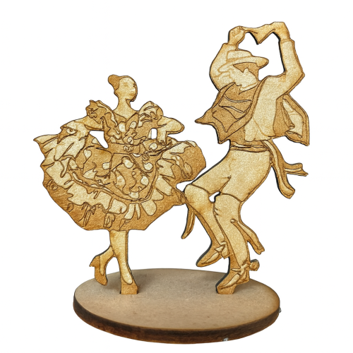 Trofeo de madera cueca